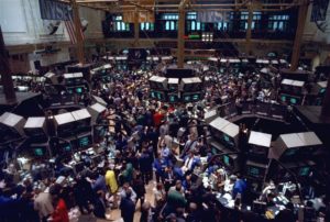New York Stock Exchange trading floor 