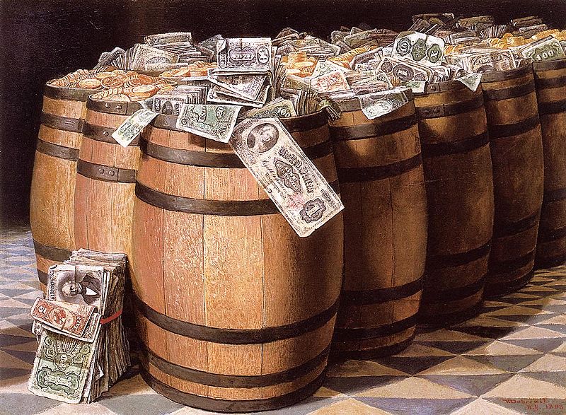 Victor Dubreuil - 'Money to Burn', 1893