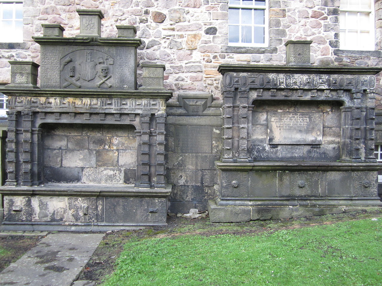 Stirling's grave in Greyfriars Kirkyard, Edinburgh.