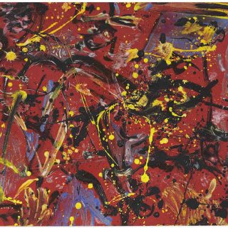 Jackson Pollock, Red Composition (1946). Image courtesy Christie's.